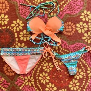Sol Kissed Swimsuit Set-3 pieces